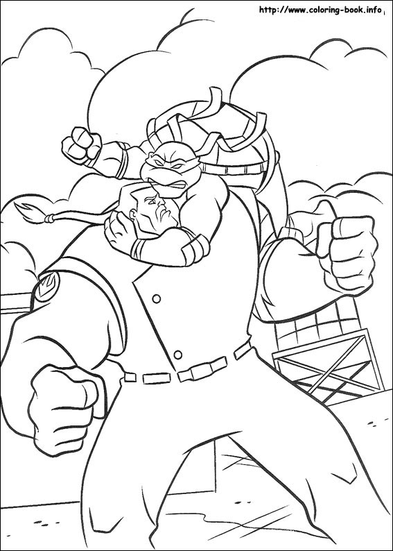 Teenage Mutant Ninja Turtles coloring picture